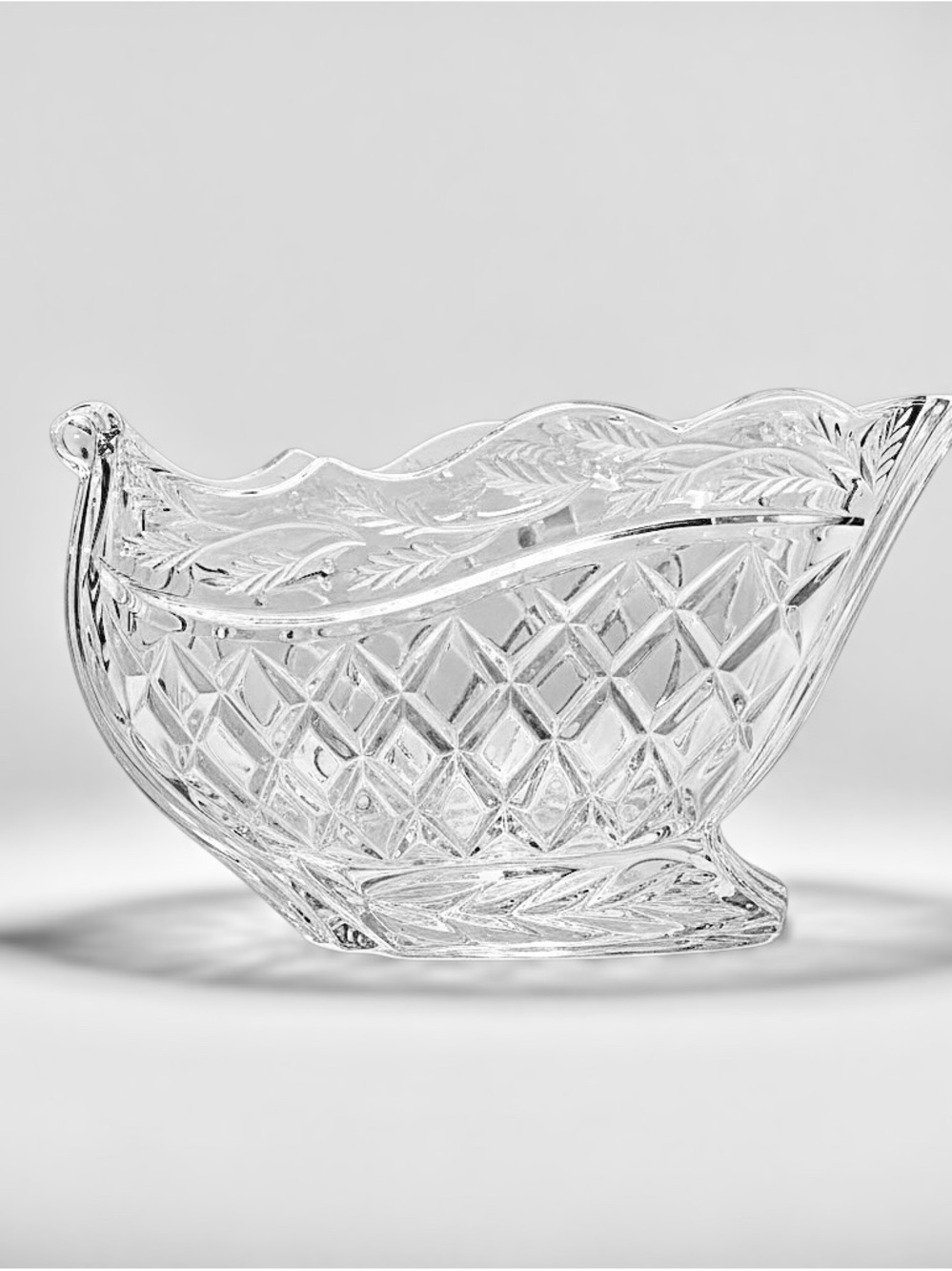 Vintage Marquis by Waterford 10” Lead Crystal Sleigh Holiday Decor